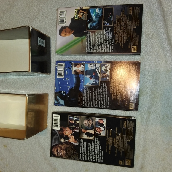 Star Wars Trilogy Special Edition Gold Box 1997 VHS vintage incomplete Lucasfilm - Picture 4 of 10